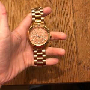 Rose gold Michael Kors watch